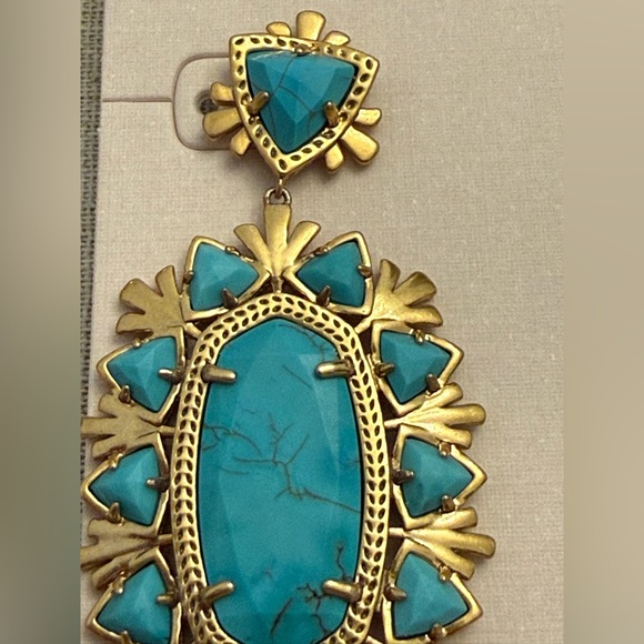 💛KENDRA SCOTT HAVANA VINTAGE GOLD 💛 - Picture 3 of 4